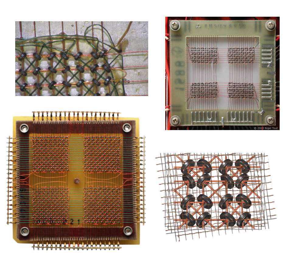 historical examples of magnetic core memory